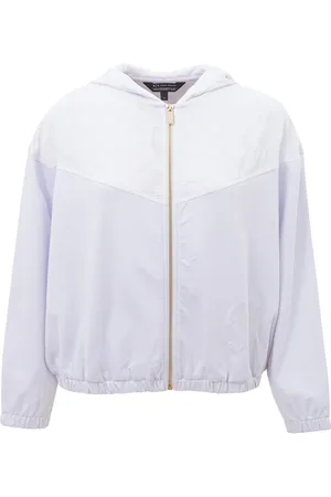 Armani Exchange Kurtki, Kobieta, Biały, S, Stylowa Lekka Kurtka
