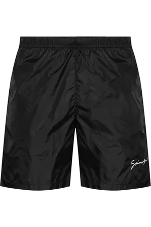 Givenchy Stroje kąpielowe, Mężczyzna, Czarny, M, Czarne Szorty Kąpielowe z Elastyczną Gumką w Pasie