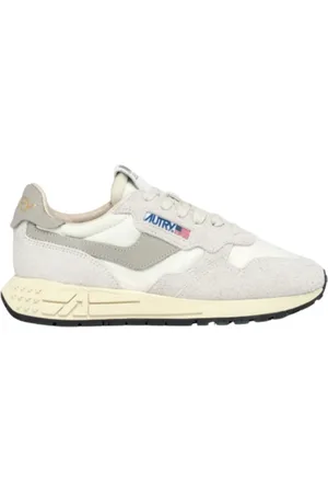 Autry Buty, Mężczyzna, Szary, 43 EU, Skóra, Lekkie sneakersy do biegania