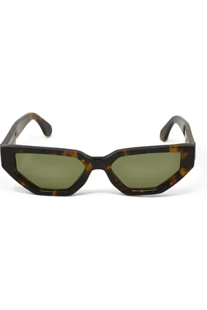 Golden Goose Akcesoria, unisex, brązowy, ONE SIZE, Prostokątne okulary przeciwsłoneczne Jackie