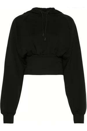 adidas Bluzy, Kobieta, Czarny, L, Bawełna, Krótkie Hoodie