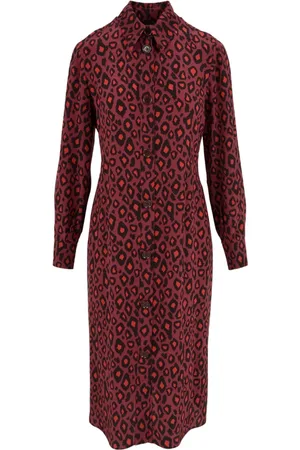 Aspesi Sukienki, Kobieta, Czerwony, XS, Bawełna, Macbordeaux Dress