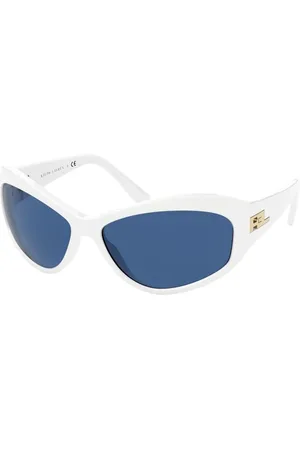 Ralph Lauren Akcesoria, Kobieta, Biały, ONE SIZE, Okulary przeciwsłoneczne z żywiczną oprawką