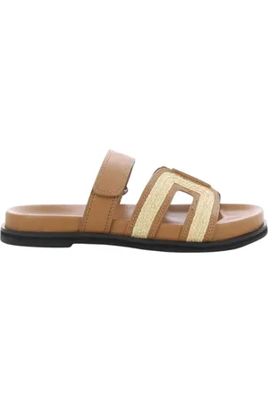 Bibi Lou Buty, Kobieta, brązowy, 38 EU, Skóra, Stylowe Klapki
