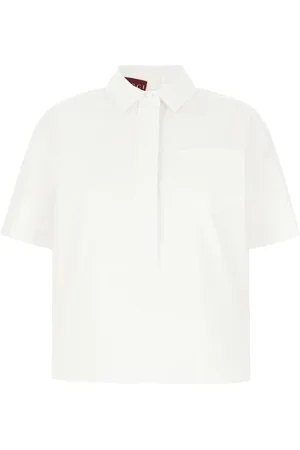 Gucci Bluzki, Kobieta, Biały, S, Bawełna, Koszula Camicie