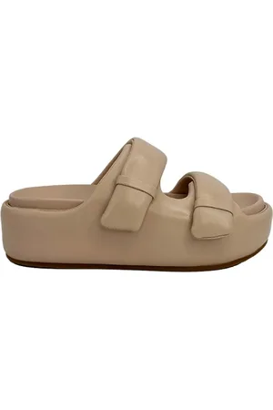 Ash Buty, Kobieta, Beżowy, 37 EU, Skóra, Zeta Płaskie Sandały