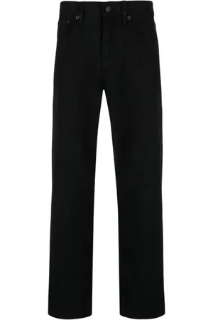 Ralph Lauren Jeansy, Mężczyzna, Czarny, W36 L34, Bawełna, Dopasowane dżinsy rurki o pełnej długości