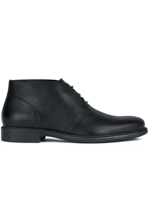 Geox Buty, Mężczyzna, Czarny, 42 EU, Bawełna, Botki Terence