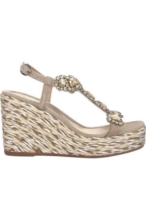 Alma en Pena Buty, Kobieta, brązowy, 41 EU, Sandały klinowe Stone