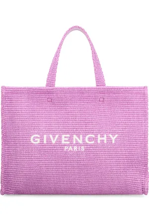 Givenchy Torebki, Kobieta, Różowy, ONE SIZE, Bawełna, Raffiowa Torba Tote