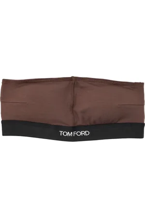 Tom Ford Bielizna, Kobieta, brązowy, M, Ciemnobrązowy Bandeau z Modalu Bielizna