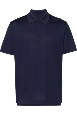 Givenchy Koszulki, Mężczyzna, Niebieski, S, Bawełna, Klasyczna koszulka polo z bawełny