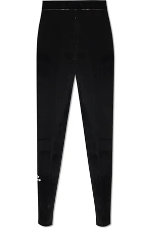 Balenciaga Spodnie, Kobieta, Czarny, S, Len, Spodnie z Kolekcji Skiwear
