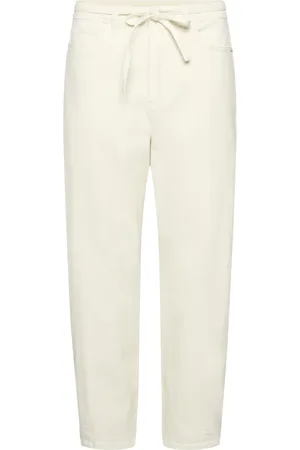 Kaffe Spodnie, Kobieta, Biały, L, Denim, Jeansyy z wysokim stanem Off Denim