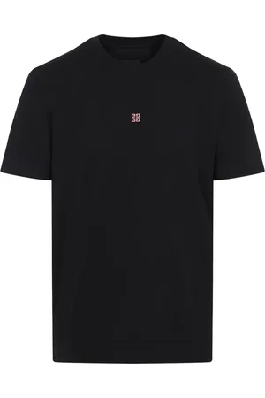 Givenchy Koszulki, Mężczyzna, Czarny, S, Bawełna, Dopasowana Koszulka Slim Fit