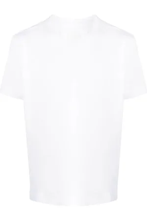 Givenchy Koszulki, Mężczyzna, Biały, XL, Bawełna, Bawełniany T-shirt z haftem 4G
