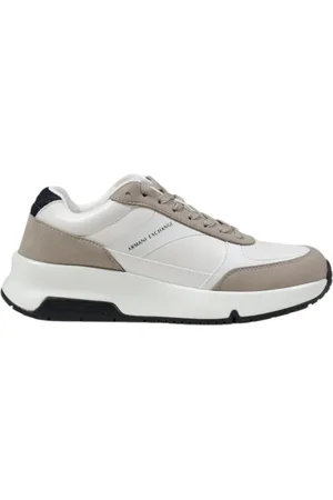 Armani Exchange Buty, Mężczyzna, Beżowy, 41 EU, Poliester, Sneakersy z poliestru