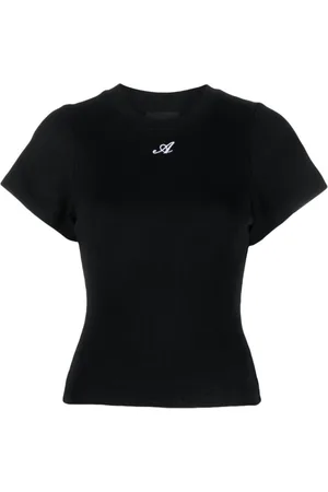 Axel Arigato Koszulki, Kobieta, Czarny, L, Bawełna, Bawełniany T-shirt Script A