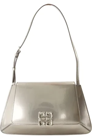 Givenchy Torebki, Kobieta, Szary, ONE SIZE, Bawełna, Torebka na ramię 4G Liquid