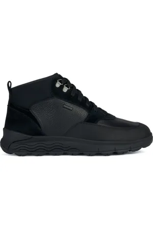 Geox Buty, Mężczyzna, Czarny, 42 EU, Bawełna, Botki Spherica 4X4 B ABX
