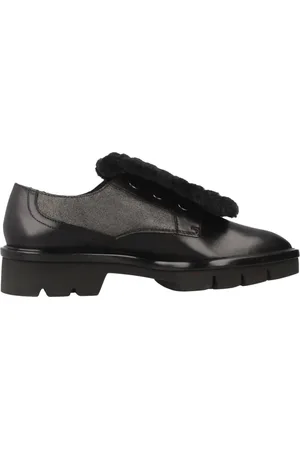 Geox Buty, Kobieta, Szary, 36 EU, Stylowe sznurowane baleriny