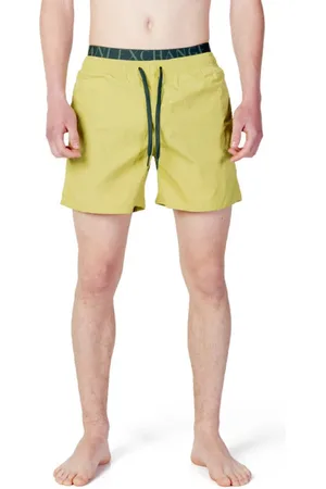 Armani Exchange Stroje kąpielowe, Mężczyzna, Zielony, M, Poliester, Zielona Odzież Plażowa
