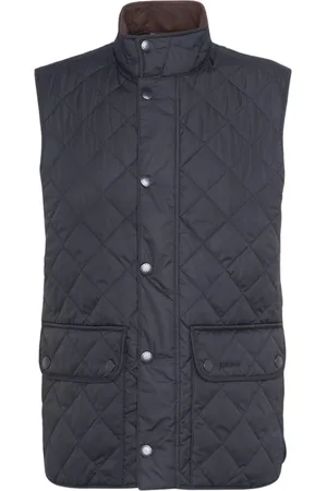 Barbour Kurtki, Mężczyzna, Niebieski, L, Poliester, Lowerdale Quilted Vest