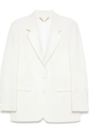 Golden Goose Kurtki, Kobieta, Biały, 2XS, Maia Oversized Blazer