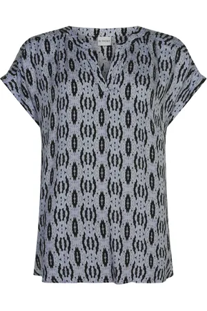 In Front Koszulki, Kobieta, Niebieski, XL, Nina T-Shirt Top Light