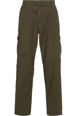 HERNO Spodnie, Mężczyzna, Zielony, L, Bawełna, Spodnie Cargo Cotton
