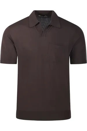 ALTEA Koszulki, Mężczyzna, brązowy, M, Bawełniany Polo T-shirt dla mężczyzn