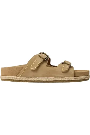 Ralph Lauren Buty, Mężczyzna, Zielony, 41 EU, Skóra, Klapki Turbach