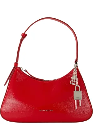 Givenchy Torebki, Kobieta, Czerwony, ONE SIZE, Skóra, Lakierowana torebka Lucky Lock ze skóry