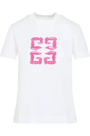 Givenchy Koszulki, Kobieta, Biały, M, Bawełna, Elegancka Biała Koszulka T-Shirt
