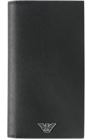 Emporio Armani Akcesoria, Mężczyzna, Czarny, ONE SIZE, Czarne Portfele dla Mężczyzn