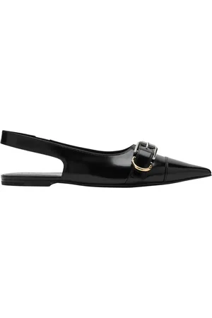 Givenchy Buty, Kobieta, Czarny, 36 EU, Skóra, Baleriny Slingback Bassa Vouyou