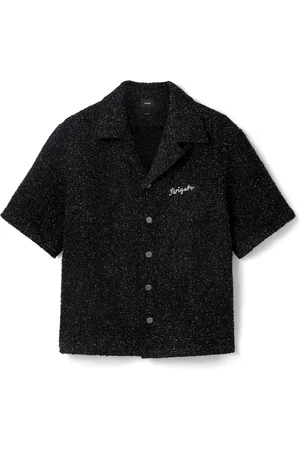 Axel Arigato Koszule, Mężczyzna, Czarny, S, Wełna, Boucle Shirt