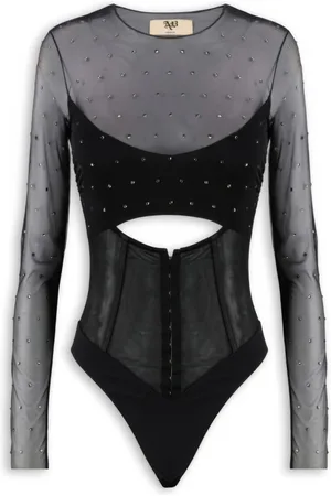 ANIYE BY Koszulki, Kobieta, Czarny, S, Bawełna, Czarny Top