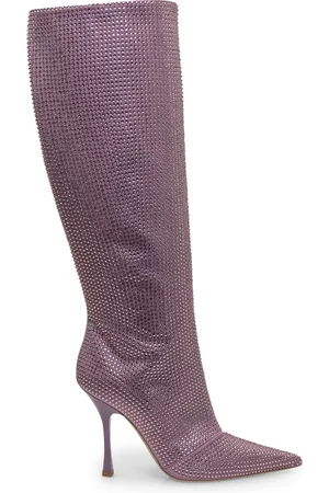 Liu Jo Buty, Kobieta, Fioletowy, 40 EU, Fioletowe Buty na Obcasie ze Strasem