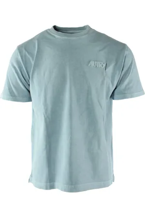 Autry Koszulki, Mężczyzna, Niebieski, S, Bawełna, Bawełniana koszulka T-shirt