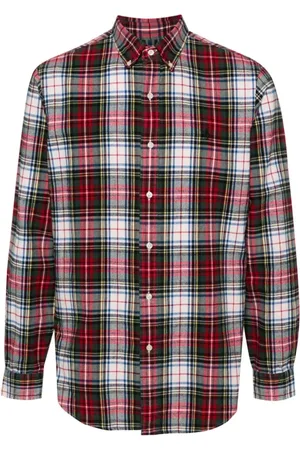 Ralph Lauren Koszule, Mężczyzna, Wielobarwność, S, Bawełna, Koszula w kratę
