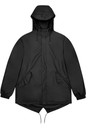 Rains Kurtki, unisex, Czarny, L, Fishtail Jacket 18010