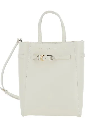 Givenchy Torebki, Kobieta, Biały, ONE SIZE, Skóra, Voyou Small North South Tote