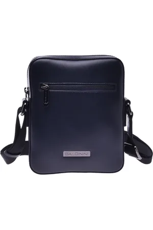 BALDININI Torebki, Mężczyzna, Niebieski, ONE SIZE, Skóra, Torba Crossbody