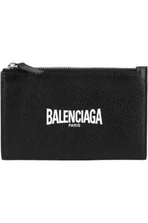 Balenciaga Akcesoria, Kobieta, Czarny, ONE SIZE, Skóra, Skórzany portfel