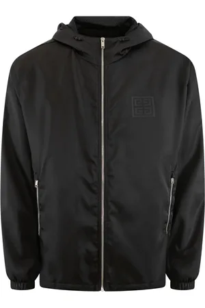 Givenchy Kurtki, Mężczyzna, Czarny, L, Poliester, Wiatrówka