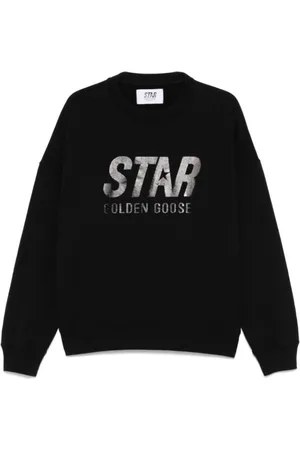 Golden Goose Bluzy, Mężczyzna, Czarny, XL, Bawełna, Bluza dresowa