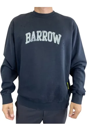 BARROW Bluzy, Mężczyzna, Czarny, S, Bawełna, Czarna Bluza Over
