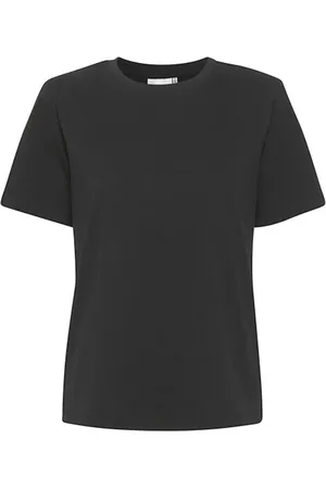 Gestuz Koszulki, Kobieta, Czarny, 2XS, Bawełna, Czarny bawełniany T-shirt Noos Top