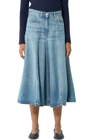 haikure Spódnice, Kobieta, Niebieski, W26, Denim, Stylowa Spódnica